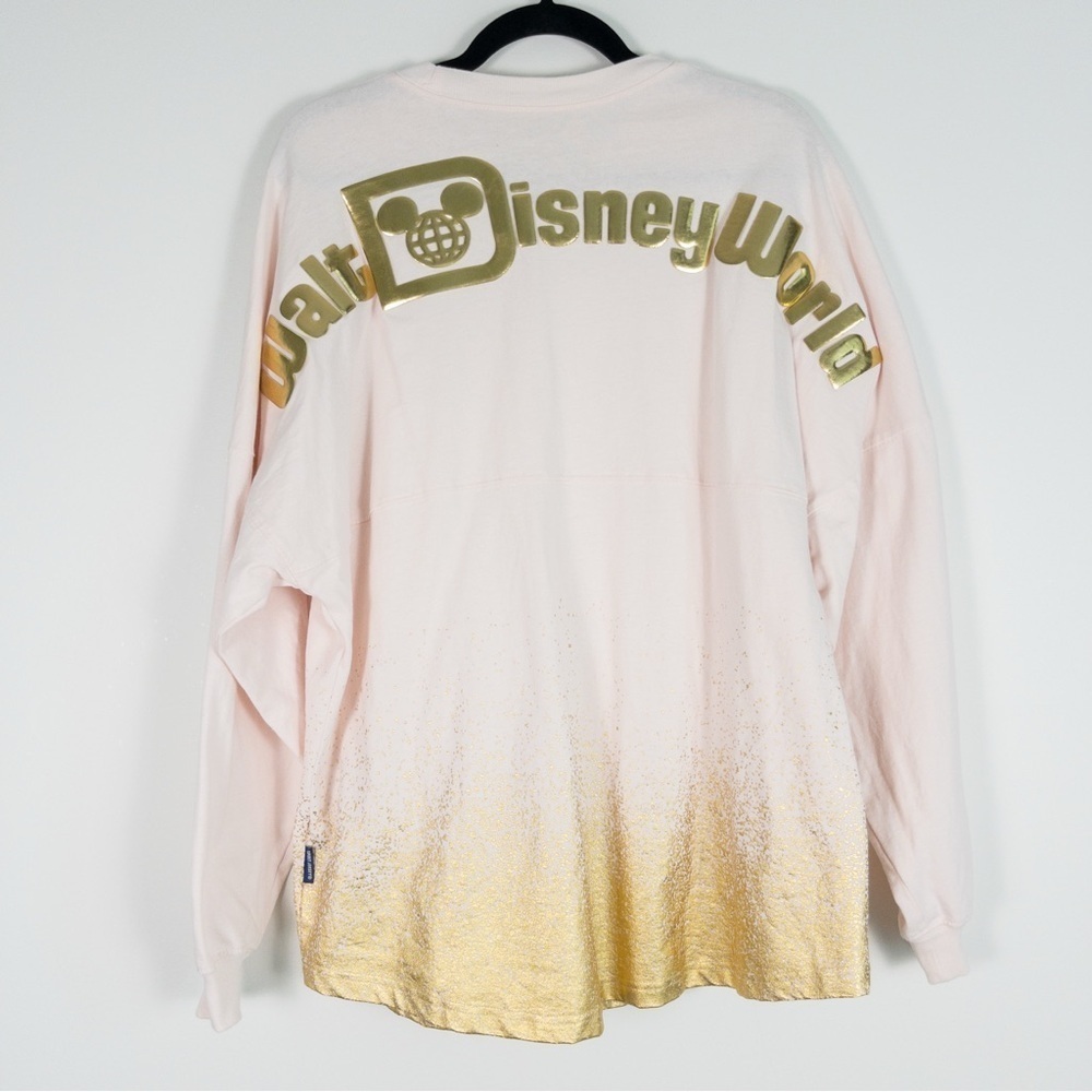 Walt Disney World Light Pink and Gold Long Sleeve Spirit Jersey - Picture 10 of 14